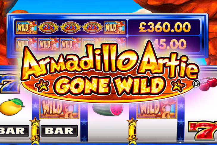 Armadillo Artie Gone Wild - DWG slot at Casino Vegas Casino
