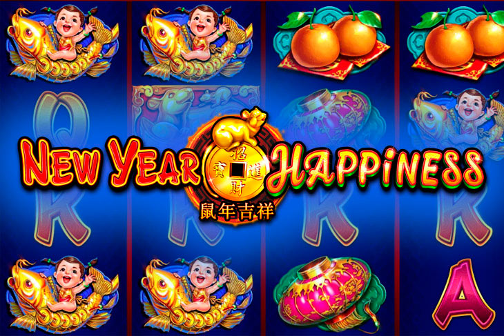 New Year Happiness - Ruby Play slot at Casino Vegas Casino